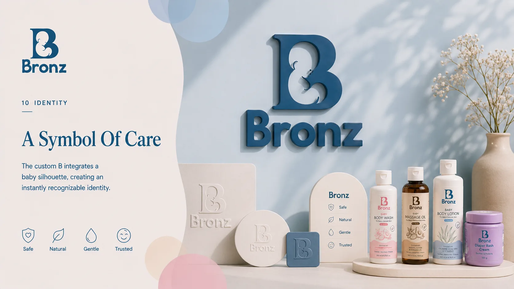 Bronz — Logo and Branding packaging & visual design mockup 10 by Raghav Chopra
